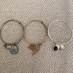 3 super cute Alex and Ani bracelet